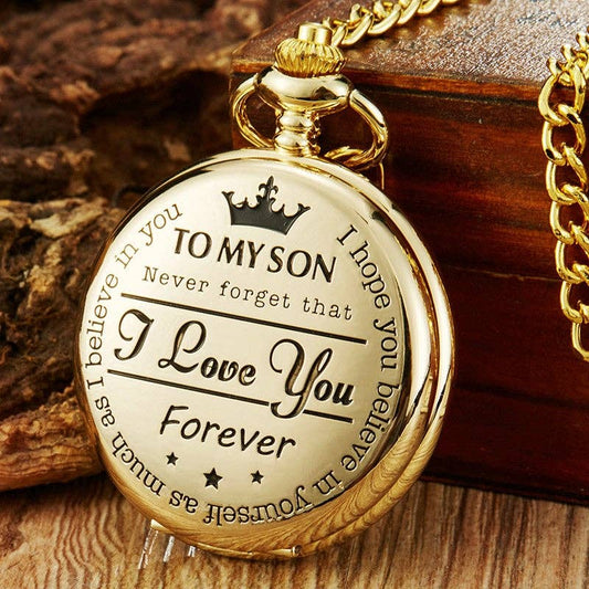 Best Gifts To My Son I Love You Pocket Watch